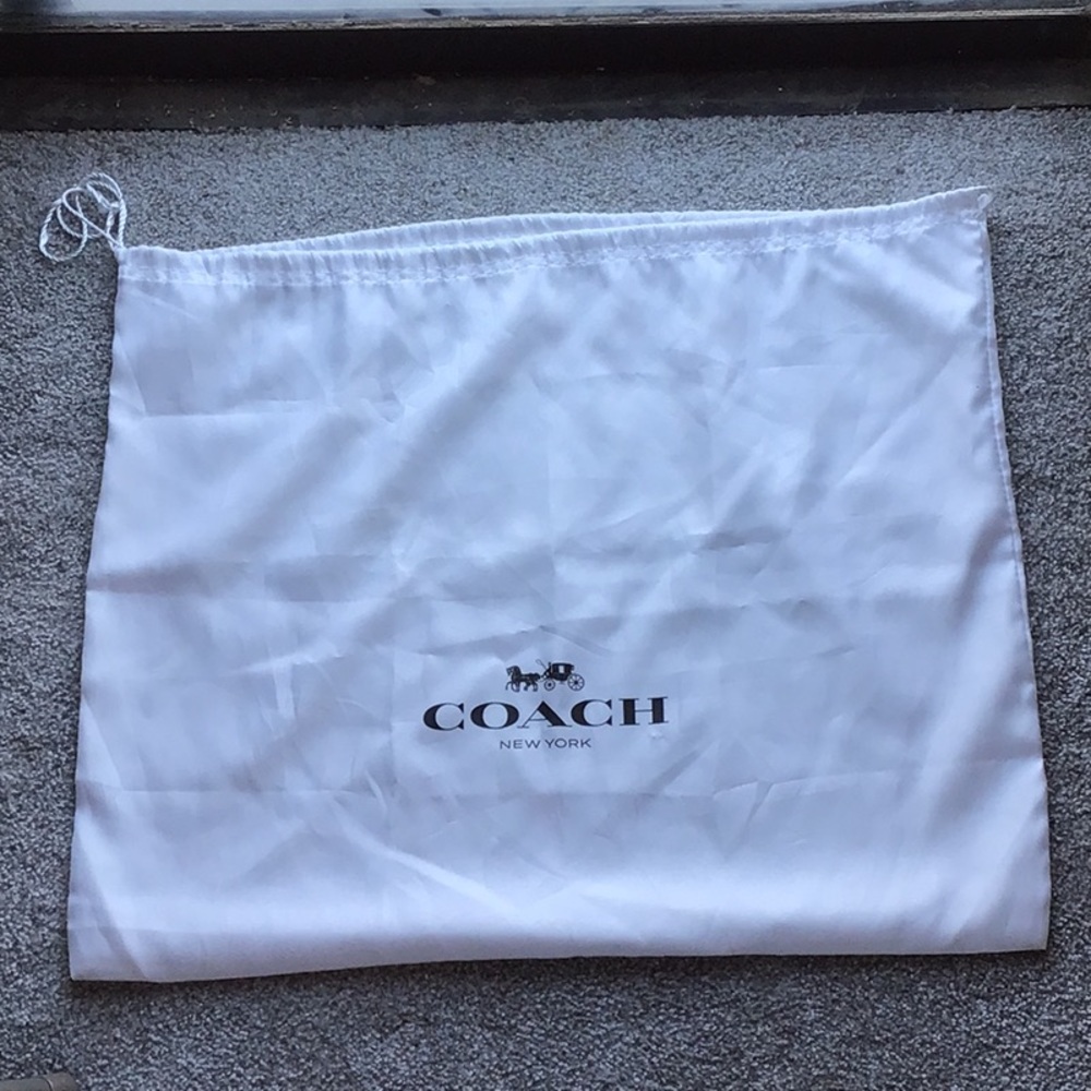 Coach large dust/ storage bag used conditions